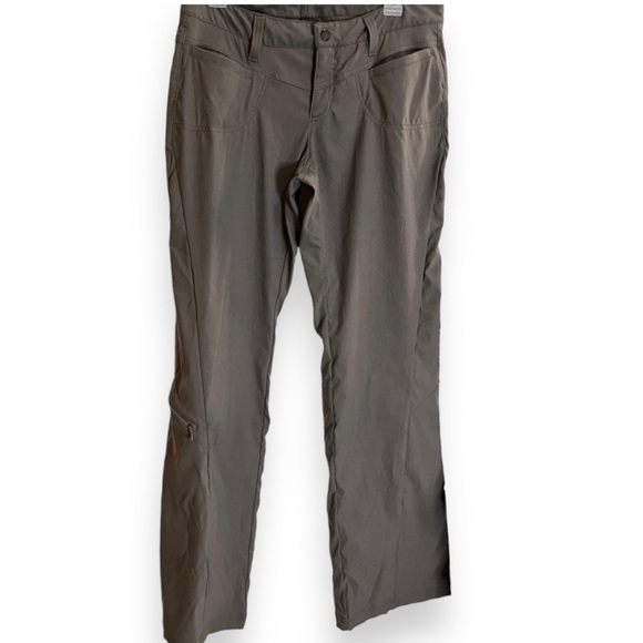 Athleta Pants - Athleta straight leg outdoor hiking zip pocket trouser pants size 8